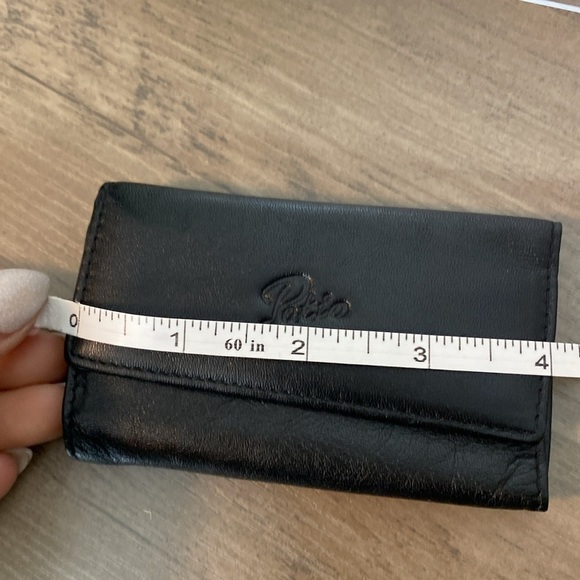 Patio Black Leather Wallet - Like new - Picture 2 of 3